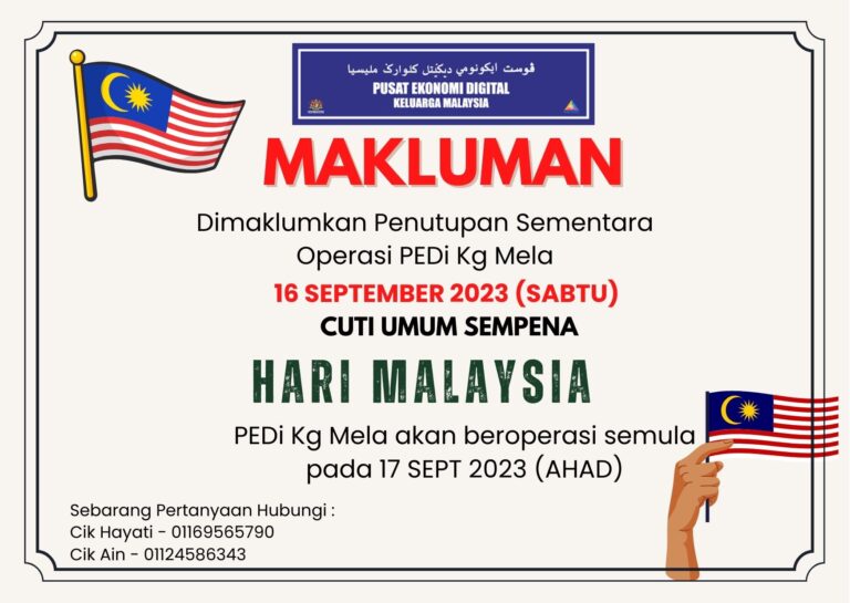 CUTI UMUM HARI RAYA KORBAN 3