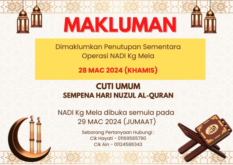 MAKLUMAN 1